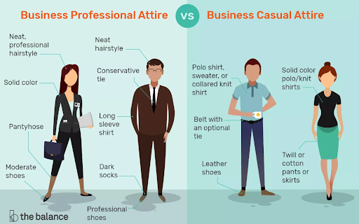 business casual men for interview