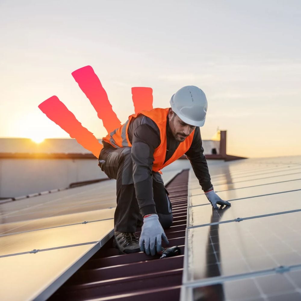 The best-paying job in energy professional is installing solar panels on the rooftop.